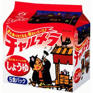 明星　チャルメラ　醤油　5食パック(×6) - 拡大画像