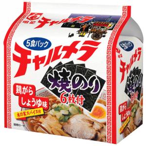 明星　チャルメラ　焼のり6枚付　5食パック(×6) - 拡大画像