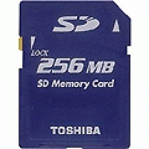 東芝 SDメモリーカード 256MB 海外販売モデル - 拡大画像