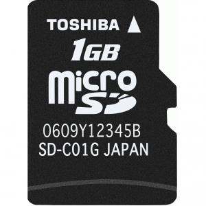 東芝 microSD メモリーカード 1GB 海外販売モデル - 拡大画像