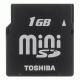 東芝 miniSD メモリーカード 1GB 海外販売モデル - 縮小画像1