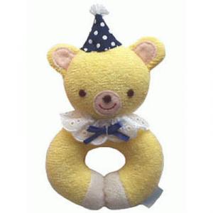 Primary Baby Circus リングガラガラ くま - 拡大画像