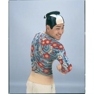 変身コスチューム 入れ墨シャツ - 拡大画像