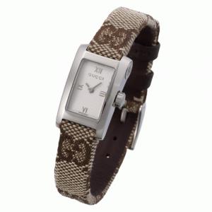 【GUCCI:グッチ】8600L YA086506 レディースウォッチGGベルト(シルバーギョシェ文字盤) - 拡大画像