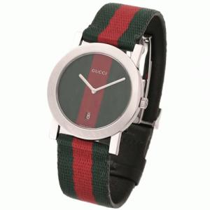 【GUCCI：グッチ】5200M YA052303 メンズウォッチ(レッド×グリーン文字盤) - 拡大画像