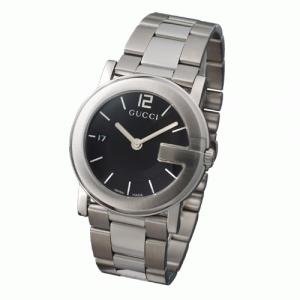 【GUCCI：グッチ】101J YA101405　ユニセックスウォッチ(ブラック文字盤) - 拡大画像