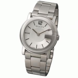 【GUCCI：グッチ】101J YA101406　ユニセックスウォッチ(シルバー文字盤) - 拡大画像