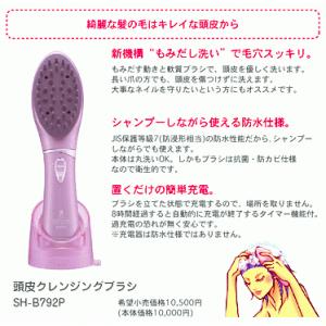 TWINBIRD(ツインバード) 頭皮クレンジングブラシ Be Mainte(ビメンテ)