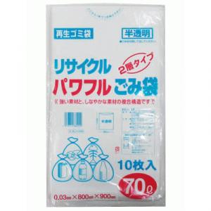 �ꥵ������ѥ�ե르���� ȾƩ��70L 10���� ����0.03mm