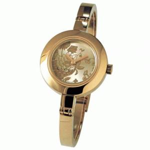 【GUCCI:グッチ】YA105514 105P レディースウォッチ(シャンパンフラワー文字盤) - 拡大画像
