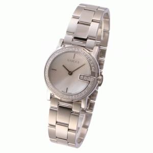 【GUCCI：グッチ】101L YA101510　レディースウォッチ47石ダイヤ(ホワイトシェル文字盤) - 拡大画像