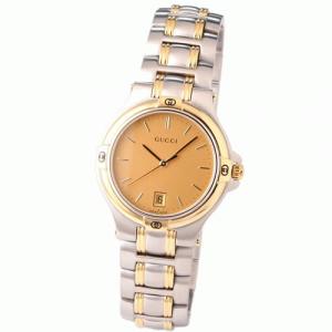 【GUCCI:グッチ】YA090310 9045M メンズウォッチ(シャンパン文字盤) - 拡大画像
