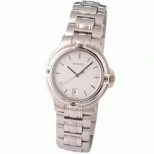 【GUCCI：グッチ】9045M YA090318　メンズウォッチ(シルバー文字盤) - 拡大画像