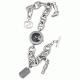 【GUCCI：グッチ】YA107503 107L チャーム付きレディースウォッチ(ブラック文字盤) - 縮小画像1