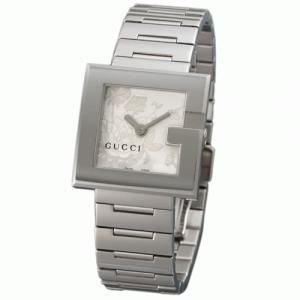 【GUCCI:グッチ】YA108502 108 Gフェイスウォッチ(シルバーフラワー文字盤) - 拡大画像