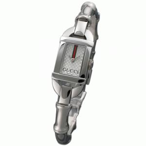 【GUCCI：グッチ】6800G YA068545　レディースウォッチ(シルバーモノグラム文字盤 ＧＲＧ) - 拡大画像