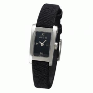 【GUCCI:グッチ】8600L YA086509 レディースウォッチGGベルト(ブラックギョシェ文字盤) - 拡大画像