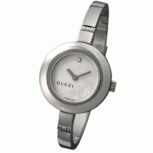 【GUCCI：グッチ】YA105507 105R レディースウォッチ(シルバーフラワー文字盤) - 拡大画像