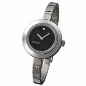 【GUCCI:グッチ】105R YA105510 レディースウォッチ(ブラックフラワー文字盤) - 拡大画像