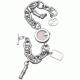 【GUCCI：グッチ】107L YA107504　チャーム付きレディースウォッチ(シルバー文字盤) - 縮小画像1