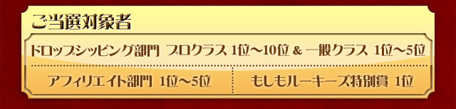 ご当選対象者