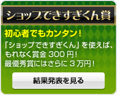 ショップできすぎくん賞