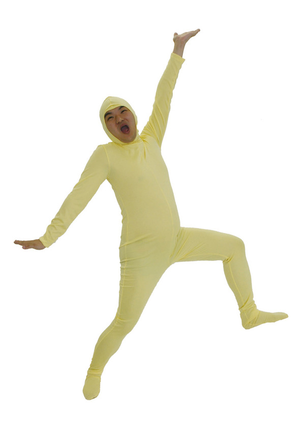 全身タイツくん　黄　L