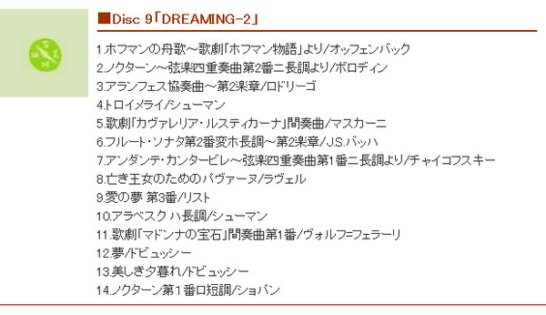 洋楽 オムニバス CDアルバム 『ヴィヴァーチェ』 （CD10枚組 全140曲）