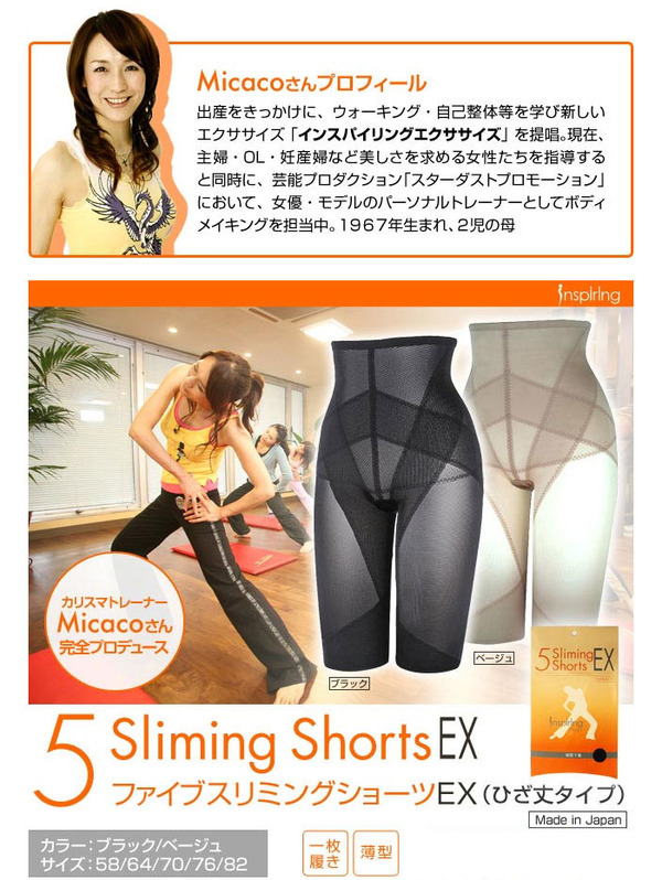 5スリミングショーツEXをプロデュースしたインスパイリングエクササイズのカリスマトレーナMicacoさんのプロフィール