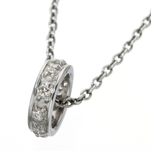ダイヤモンド10石 合計0.1ct フルエタニティペンダント画像1
