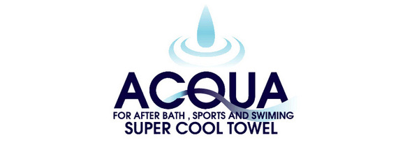 AQUA(アクア) ひんやりタオル SUPER COOL TOWEL(スーパークールタオル) ピンク×2枚
