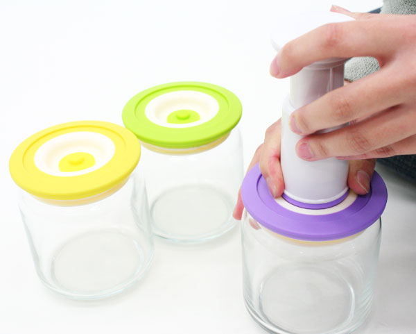 真空保存容器 コロポット 500ml 3点セット