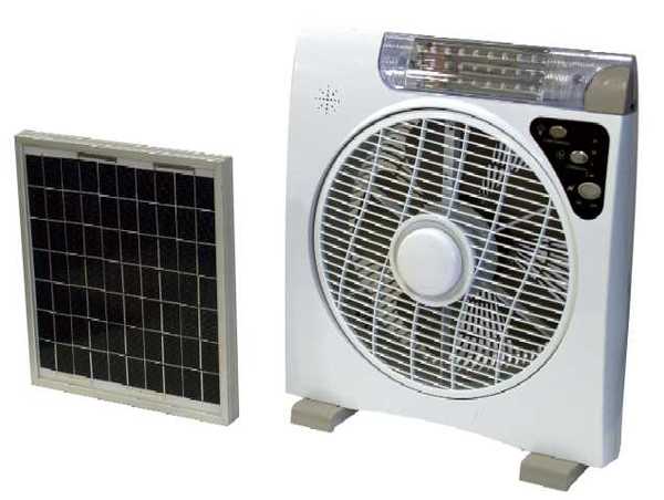 AL COLLE(アルコレ) ソーラー扇風機(LEDライト付き) ALF300W