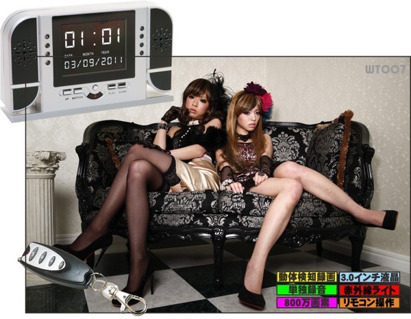 盗撮は禁止！スパイ用小型スパイカメラ