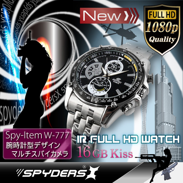 赤外線・腕時計型スパイカメラ スパイダーズX