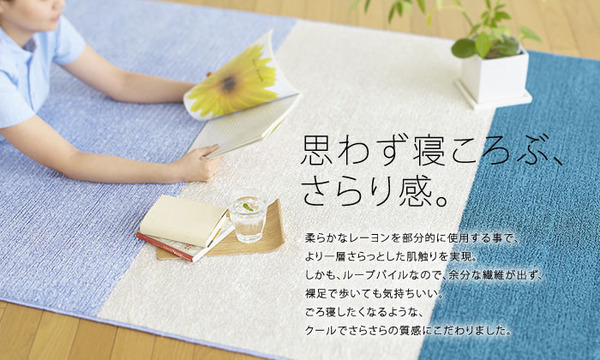 NEXTHOME マイナス5〜8℃冷たいICEMA×(アイスマックス)ラグ コールドトーン