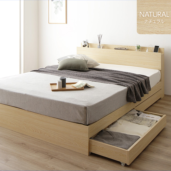 ベッド 引き出し : 寝具・ベッド・マットレス 収納付き 在庫高品質