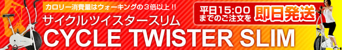 平日15時までのご注文で即日発送　サイクルツイスタースリム