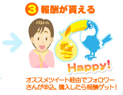 3.報酬が貰える