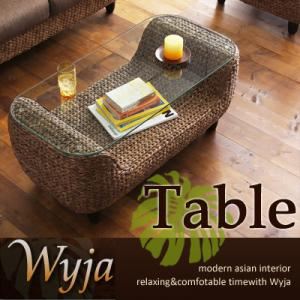 【単品】テーブル ウォーターヒヤシンスシリーズ【Wyja】ウィージャ テーブル - 拡大画像