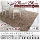 ラグマット 200×250cm【Premina】ベージュ ロングパイルシャギーラグ【Premina】プレミナ - 縮小画像1