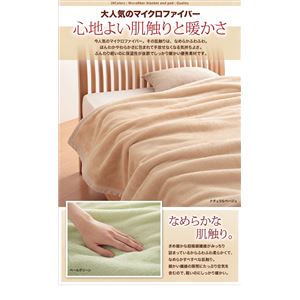 【単品】毛布 キング ナチュラルベージュ 20色から選べるマイクロファイバー 商品写真3