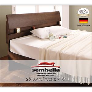 収納ベッド シングル【sembella】【プレミアムマットレス付き】 ナチュラル 高級ドイツブランド【sembella】センべラ【Demir】デミール(収納タイプ・すのこ仕様) 商品写真2