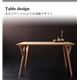 【単品】ダイニングテーブル 幅120cm テーブルカラー：ナチュラル モダンデザインリビングダイニング ARX アークス - 縮小画像2