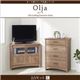 2点セットE【コーナーテレビボード×チェスト】【olja】オーク調リビング収納シリーズ【olja】オリア - 縮小画像1