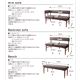 ダイニングセット 5点セット(テーブル+ソファ1脚+アームソファ1脚+ベンチ1脚+オットマン1脚) 幅150cm テーブルカラー：ブラウン ソファカラー：ネイビー リビングでもダイニングでも使える ソファベンチ A-JOY エージョイ - 縮小画像4