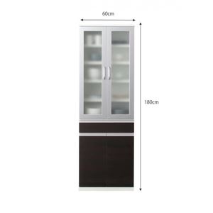 食器棚 幅60cm ホワイト 奥行41cmの薄型モダンデザインキッチン収納 Sfida スフィーダ 商品写真5