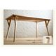ダイニングテーブル 幅140cm テーブルカラー：ナチュラル やさしい色合いの北欧スタイル ダイニング Peony ピアニー - 縮小画像3