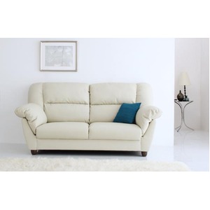 ソファー 2人掛け 座面カラー:アイボリー 腰に優しいソファ EULAC ユーラック 商品写真1
