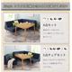 ダイニングセット 4点セット(120×80cm)【puits】グレー こたつもソファーも高さ調節できるリビングダイニングセット【puits】ピュエ - 縮小画像3